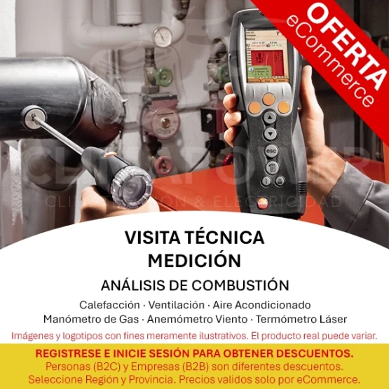Visita Técnica Medición Análisis Combustión